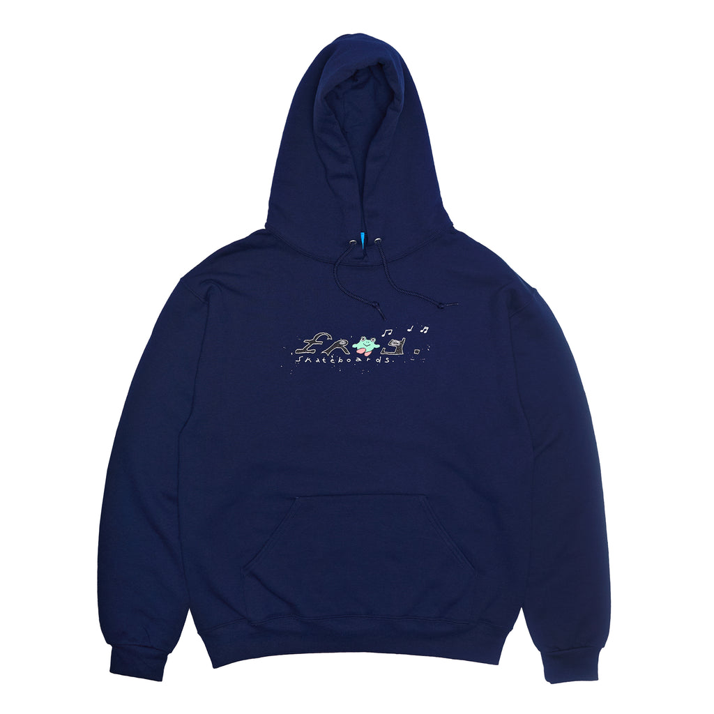 Happy Dirty Frog Hoodie (Navy) – frog skateboards