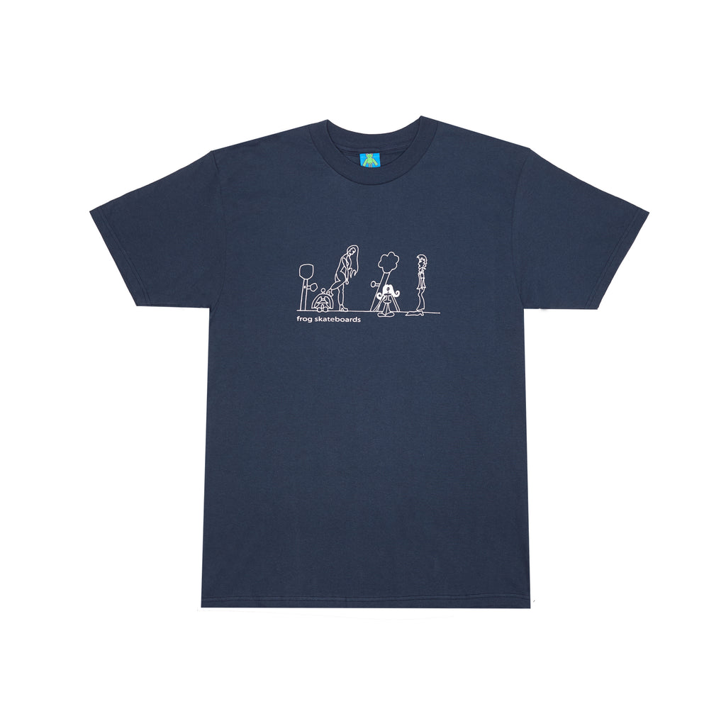 Memories 1000 Tee (Navy) – frog skateboards