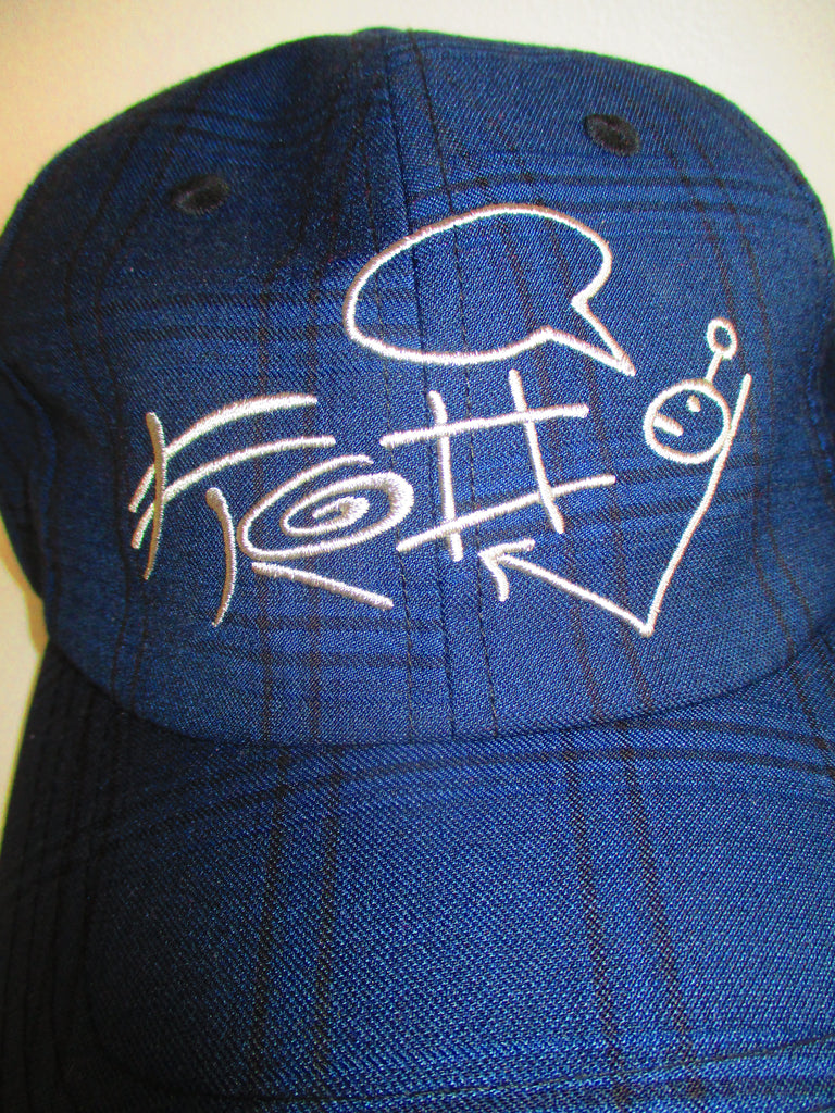 Plaid G Hat (Navy) – frog skateboards