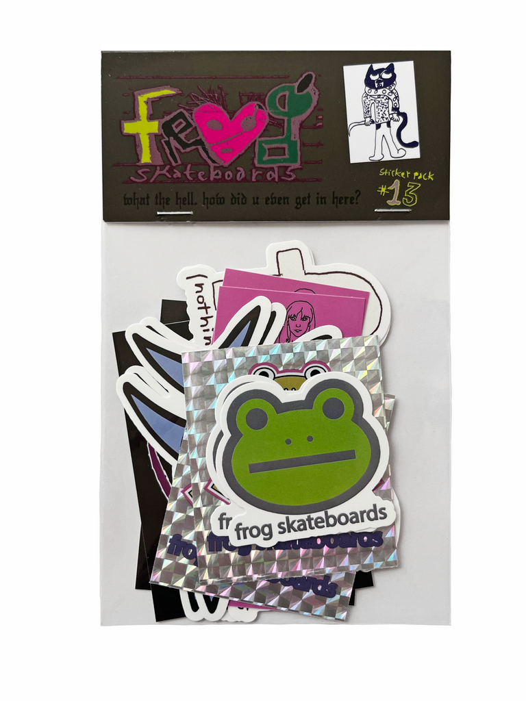 Sticker Pack #13 (Assorted) – frog skateboards