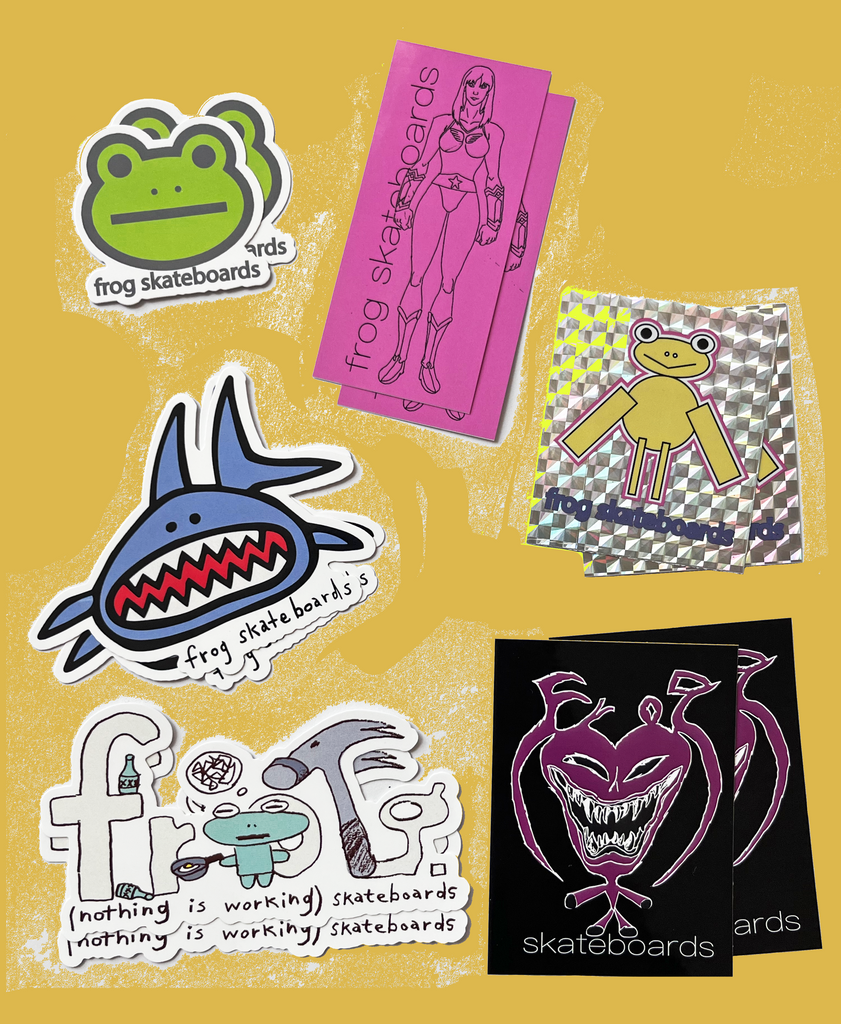 Sticker Pack #13 (Assorted) – frog skateboards