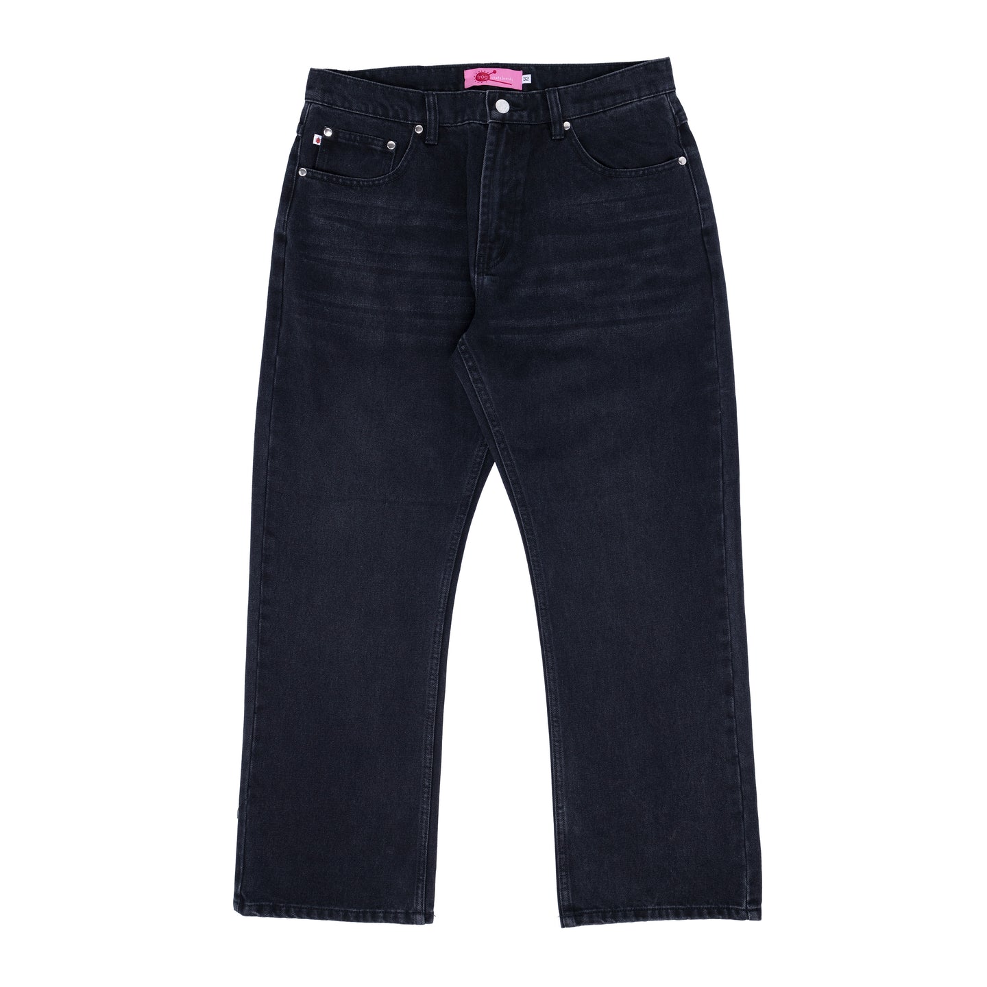 Relaxed Fit Bootcut Jean (Black)