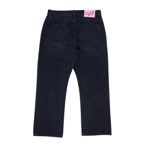 Relaxed Fit Bootcut Jean (Black)