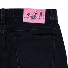 Relaxed Fit Bootcut Jean (Black)