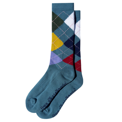 Argyle Socks (Teal)
