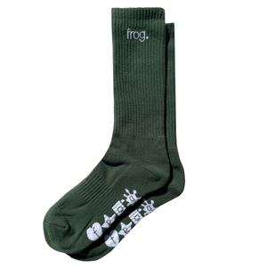 Frog Socks (Dark Green)