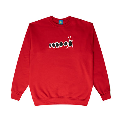 Caterpillar Crewneck (Red)