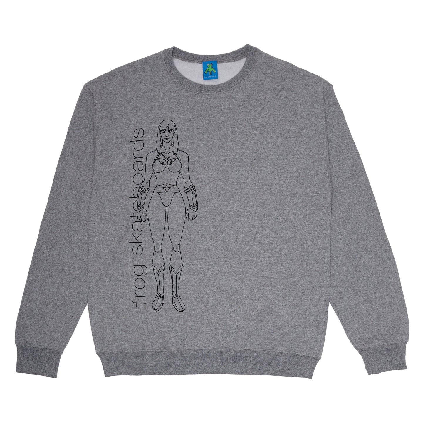 Comic Book Crewneck (Heather Grey)