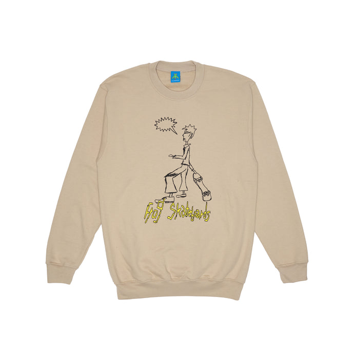 Skater Crewneck (Sand)