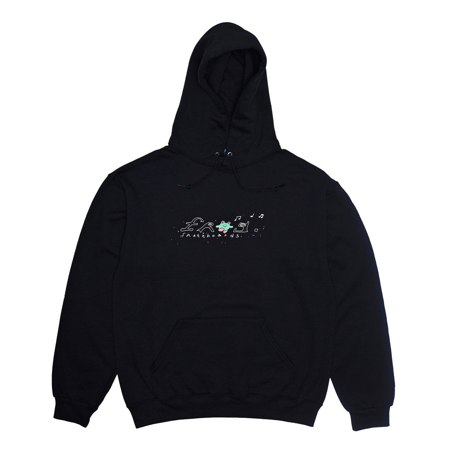 Happy Dirty Frog Hoodie (Black)