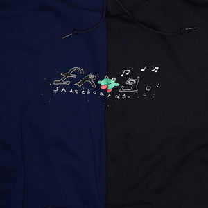 Happy Dirty Frog Hoodie (Black)