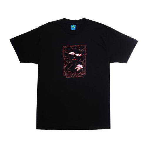 Shoulder Frog T-Shirt (Black)