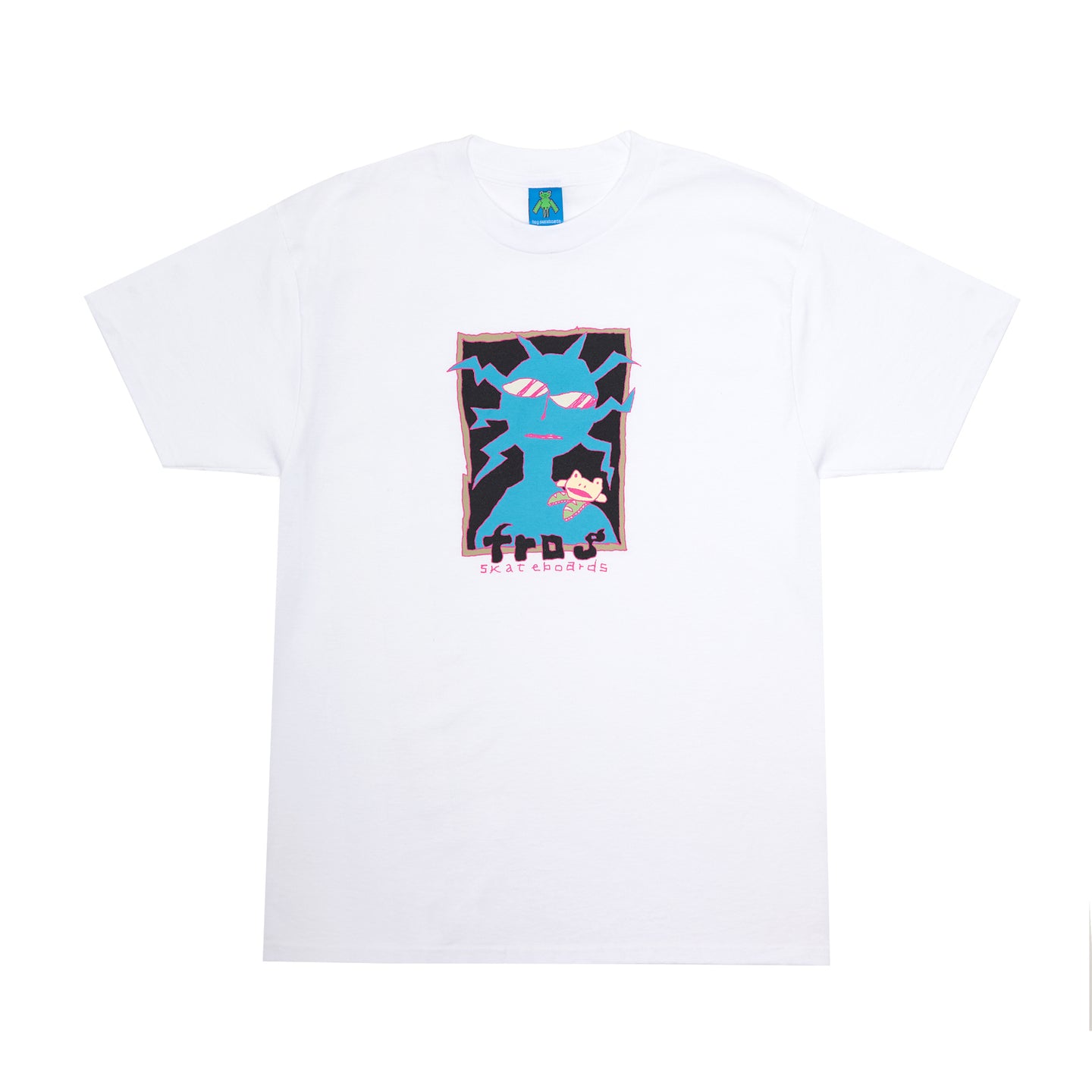 Shoulder Frog T-Shirt (White)