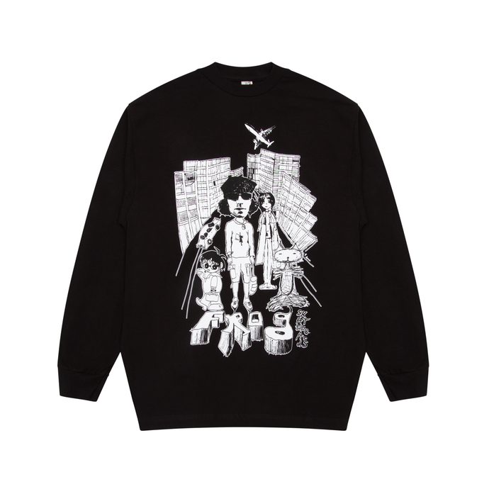 Iconic Longsleeve Tee (Black)
