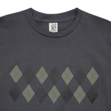 Total Argyle Tee (Charcoal)