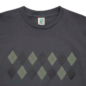 Total Argyle Tee (Charcoal)