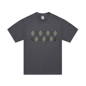 Total Argyle Tee (Charcoal)