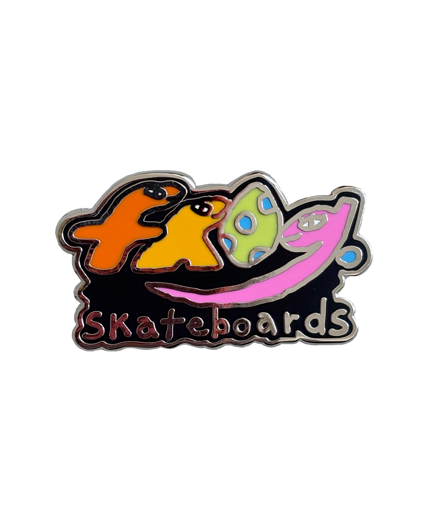 Dino Logo Pin (Multi)