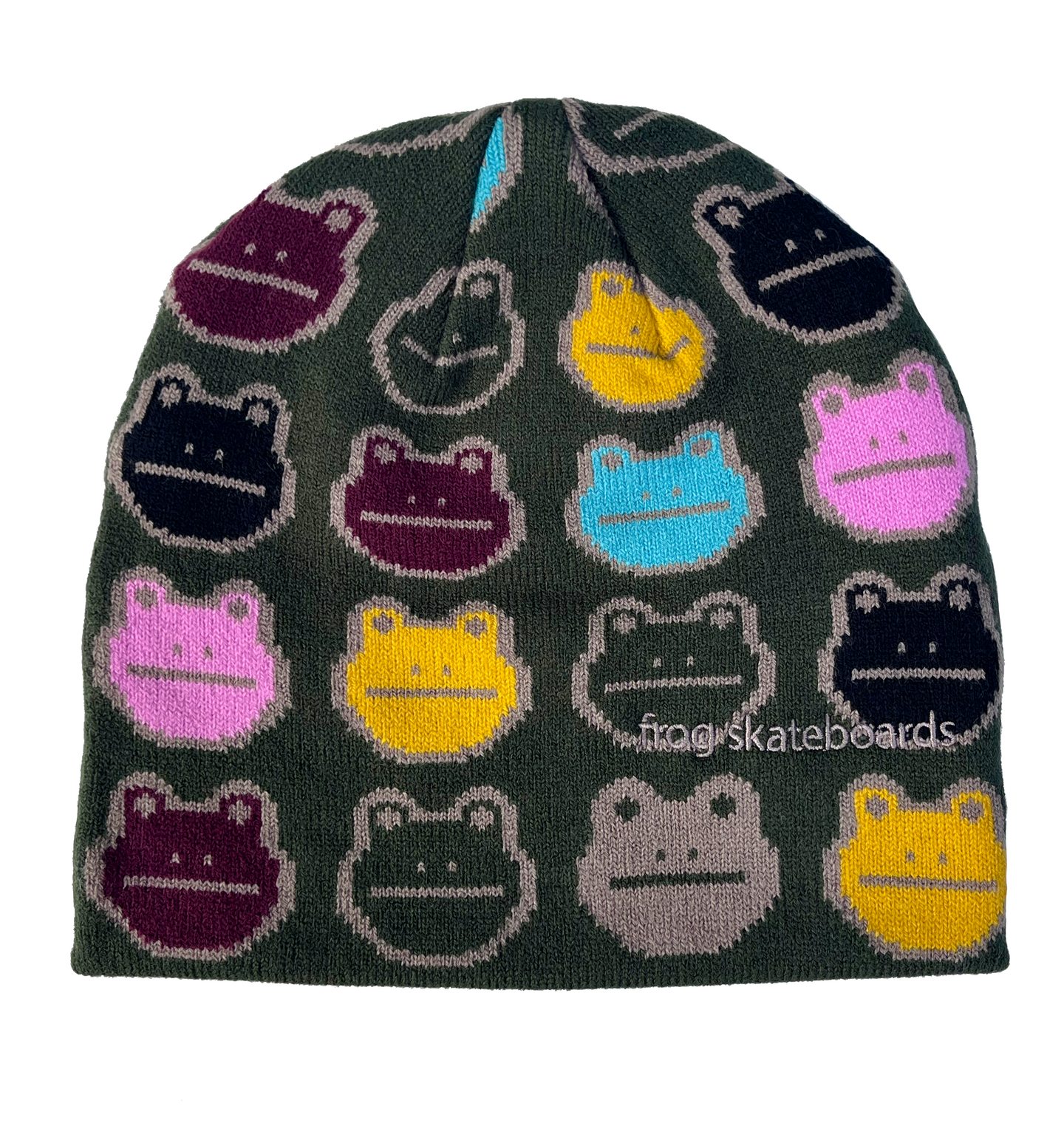 Frog Nation Beanie (Green) W25 – frog skateboards