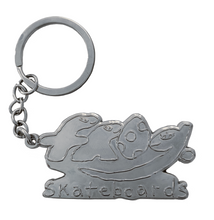 Dino Logo Keychain (Silver)