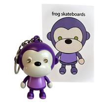 Robot Monkey Keychain (Purple)