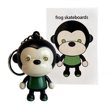 Robot Monkey Keychain (Black)