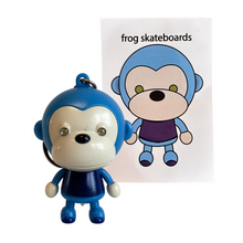 Robot Monkey Keychain (Blue)