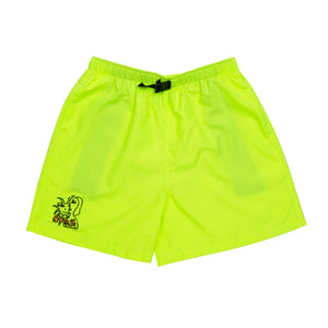 Frog Swim Trunks (Lime Green)